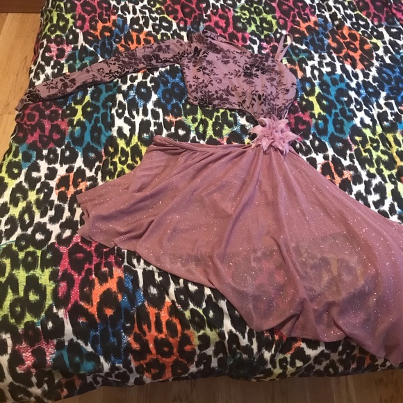 Sparkly Floral Lace Lyrical Costume - Picture 2 of 8